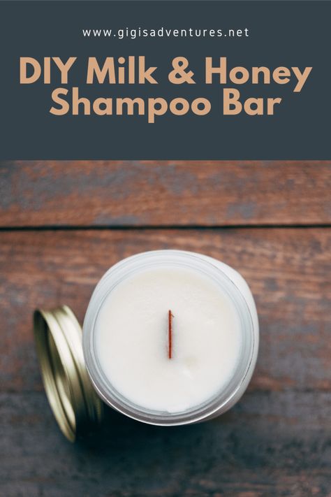 Milk And Honey Shampoo, Milk And Honey Drink, Diy Shampoo Bar, Homemade Shampoo Bar, Hair Conditioner Bar, Shampoo Bar Recipe, Diy Haircare, Homemade Body Care, Honey Shampoo