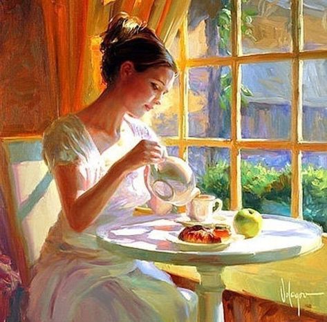 Vladimir Volegov, Galleria D'arte, John Singer Sargent, 수채화 그림, Art Et Illustration, Tea Art, Victorian Art, Dessin Adorable, Art And Illustration