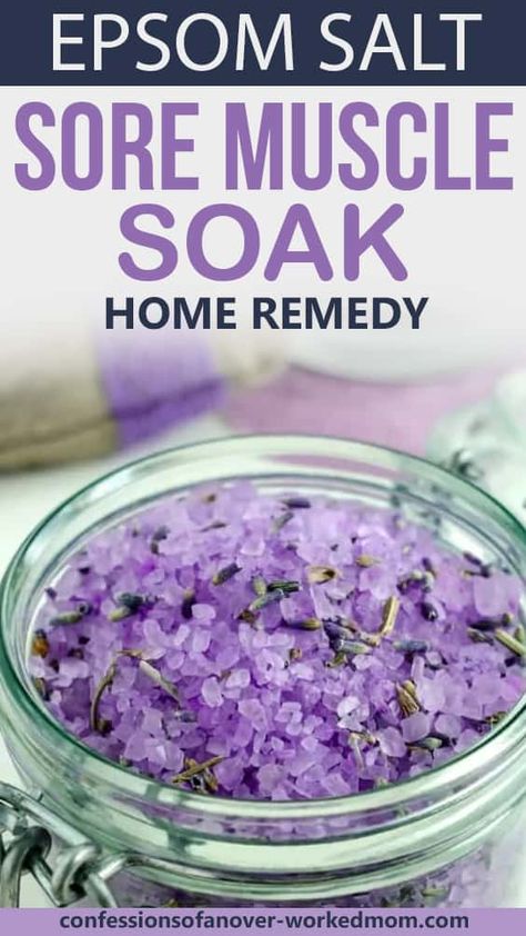 Loose Fat Gain Muscle, Sore Muscles Bath Soak, Lavender Food, Sore Body, Sore Muscle, Simple Crafts, Herbal Bath, Muscle Food, Natural Cold Remedies