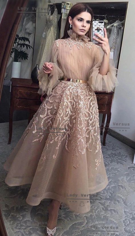 Glam Midi Dress, Muslim Bridal Dress, Dubai Wedding Dress, Muslim Bridal, Wedding Dress Evening, Dubai Wedding, Soiree Dress, Dress Muslim, Braut Make-up