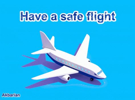 Animated Greeting Card Have ASafe Flight GIF - AnimatedGreetingCard HaveASafeFlight - Discover & Share GIFs Have A Safe Flight Wishes, Have A Good Flight, Safe Trip, Have A Safe Trip, Nice Trip, Safe Flight, Have A Safe Flight, Have A Nice Trip, Gif Animated