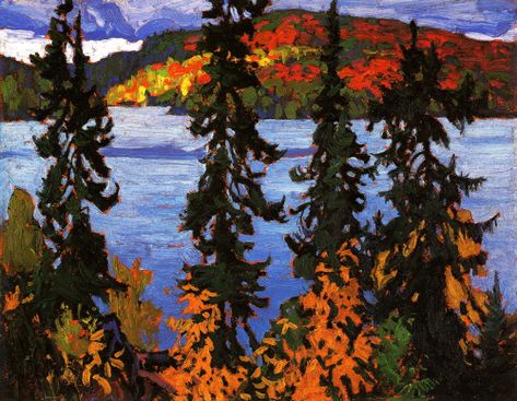 labrancaro: MONTREAL RIVER - Lawren Harris Group Of Seven Art, Group Of Seven Artists, Group Of Seven Paintings, Lawren Harris, Kunst Inspo, Art Gallery Of Ontario, Ontario Travel, Canadian Painters, Group Of Seven