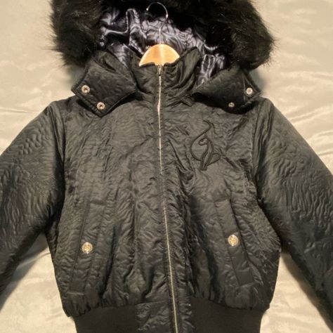 Baby phat jacket vintage Baby Phat 2000s, Baby Phat Jacket, Thrift Wishlist, Baby Phat, Forever 21 Jacket, Jacket Vintage, Vintage Baby, Canada Goose Jackets, Dream Closet