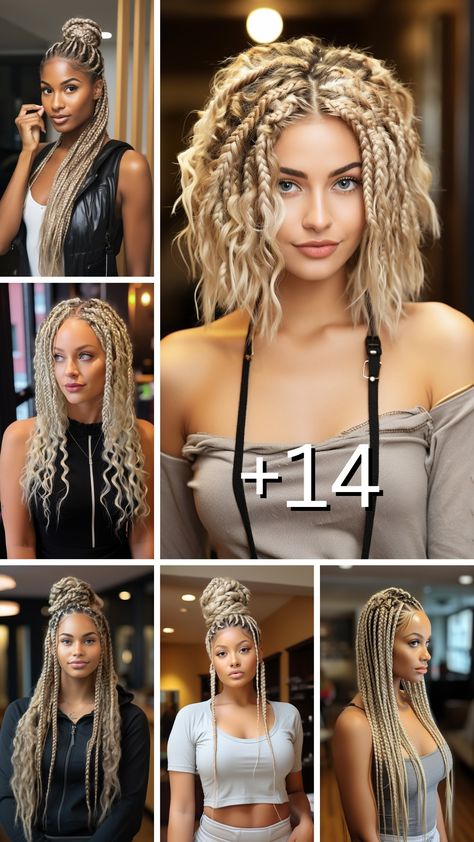 22 Knotless Blonde Braids for Timeless Beauty Summer Braids For White Women, Blonde Braid Hairstyles, Blond Braids Black Women, Hairstyle For Round Face Men, Men Best Hairstyles, Curly Hair With Braids, Braids For White Women, Blonde Hair Braids, Hair Braids Styles