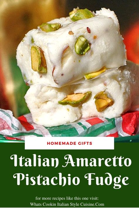 optional Amaretto Fudge, Pistachio Fudge, No Bake Fudge, Fudge Candy, Truffle Recipes, Pistachio Recipes, Recipes Potato, Cooking Tricks, Fudge Recipes Easy