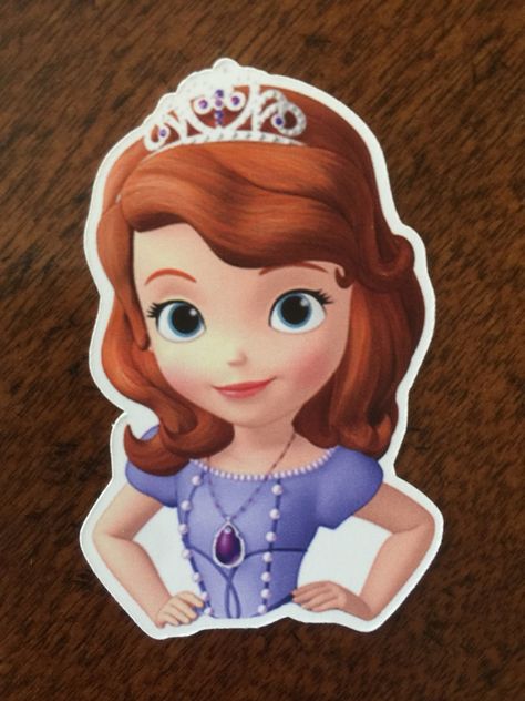 Marshmallow Toppers, Sofia The First Birthday Cake, Sofia The First Cake, Disney Princess Cake Topper, Barbie Doll Birthday Cake, Disney Princess Cupcakes, Sofia The First Birthday Party, Doll Birthday Cake, Princess Cupcake Toppers