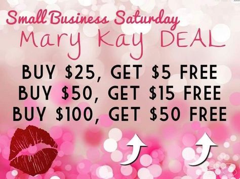 Mary Kay Saturday Specials, Mary Kay Profile Picture, Mary Kay Small Business Saturday Sale, Mary Kay Small Business Saturday, Mary Kay Facial Box, Mary Kay Pink Friday, Mary Kay Games, Mary Kay Logo, Mary Kay Flyers