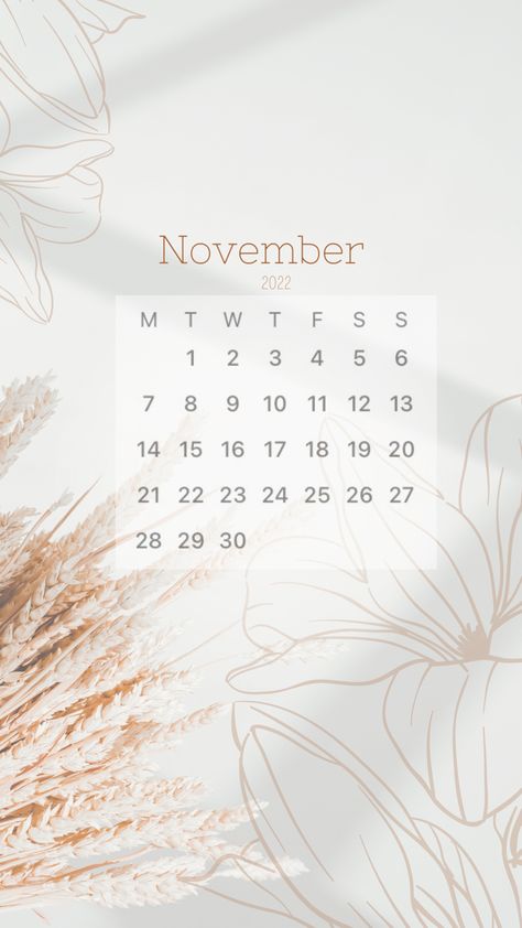 November 2022 Calendar Wallpaper, Happy Birthday November, November 2022 Calendar, Iphone Wallpaper November, Brow Room, Clouds Wallpaper Iphone, White Wallpaper For Iphone, November Wallpaper, Calendar Background