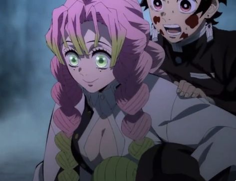 demon slayer, ds, kny, kimetsu no yaiba, icon,pfp, wallpaper, anime, katana, fighting, breathing, muzan, mitsuri kanroji, chibi, cute, pink hair, green, pink, sweet, love hashira, love breathing, episode 9, season 3, swordsmith arc, outro, intro, credits, color, colored, pink, waifu, fighting, hantengu Mitsuri Vs Hantengu, Mitsuri Kanroji Chibi, Breathing Gif, Cute Pink Hair, Icon Pfp, Season 3, Pink Hair, Demon Slayer, Anime