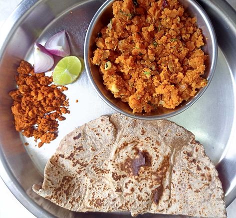 Recipe: Mayur's Maharashtrian Zunka - Rediff.com Get Ahead Zunka Recipe, Peanut Chutney, White Gravy, Peanut Oil, Chickpea Flour, Grated Coconut, Coriander Powder, Steamed Rice, Coriander Leaves