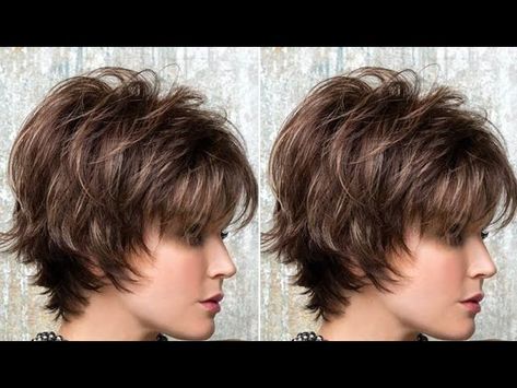 Haircut For Women Short, Shaggy Pixie Haircut, Short Choppy Layered Haircuts, Short Layered Shag Hairstyles, Short Shaggy Pixie Haircuts, Pixie Haircut For Women, Shaggy Pixie Cut, Choppy Layered Haircuts, Corte Shaggy