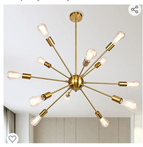 Brand: Walnut Tree Mid Century Light Fixtures, Sputnik Light Fixture, Art Deco Light Fixture, Mid Century Ceiling Light, Gold Light Fixture, Mid Century Ceiling, Mid Century Light, Hallway Foyer, Bedroom Corridor