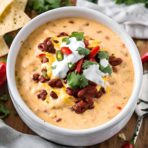 How to Make Chili Con Queso Recipe Chili Con Queso Recipe, Easy Sausage Rolls, Con Queso Recipe, Homemade Sausage Rolls, Sausage Rolls Recipe, How To Make Chili, Queso Recipe, Bacon Mac And Cheese, Salad Sauce