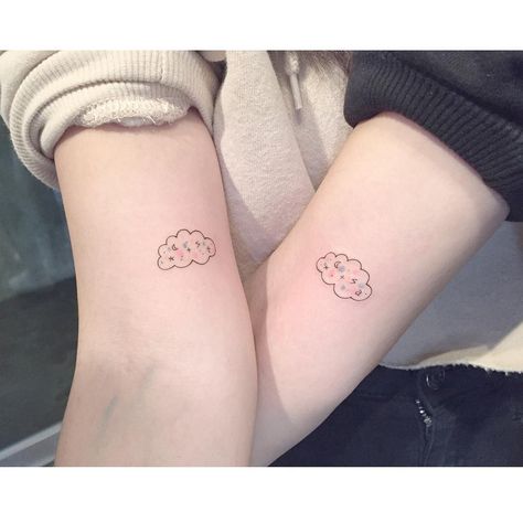 Playground Tattoo on Instagram: “cloud” Minimalist tattoo Small Cloud Tattoo, Playground Tattoo, Small Symbol Tattoos, Small Foot Tattoos, Small Sister Tattoos, Small Tattoo Placement, Small Finger Tattoos, Bestie Tattoo, Small Quote Tattoos