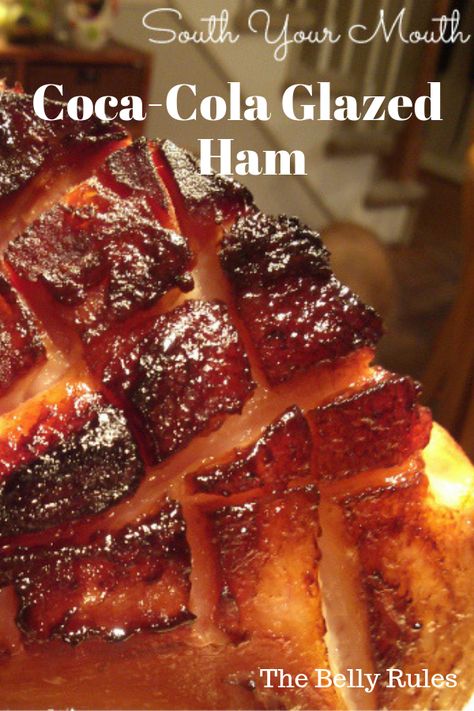 Ham With Coke, Coke Ham, Coca Cola Ham, Coca Cola Recipes, Thanksgiving Ham, Cola Recipe, Ham Recipes Baked, Ham Glaze Recipe, Crockpot Ham