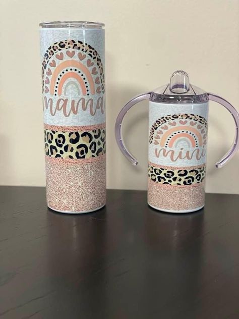 Mom And Mini Tumblers, Golden Girls Gifts, Water Bottle Workout, Baby Bottle Set, Girls Tumbler, Easter Basket Fillers, Basket Fillers, Baby Shower Gifts For Boys, Mom Tumbler