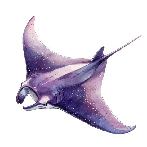 Manta Rays Drawing, Manta Ray Reference, Manta Ray Painting, Manta Ray Illustration, Sea Creature Painting, Watercolour Manta Ray, Manta Ray Concept Art, Whale Aesthetic, Space Manta Ray