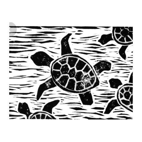 Linoleum Printmaking, Sea Turtle Wall Art, Turtle Wall Art, Linoleum Print, Linoleum Block Printing, Linocut Printmaking, Lino Art, Dragonfly Prints, Baby Room Art