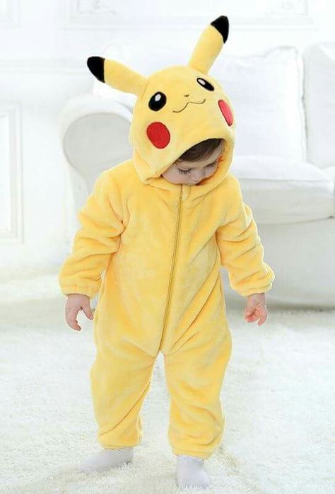 Bebe Clothing, Pokemon Snorlax, Pokemon Costumes, Pikachu Pikachu, Onesie Costumes, Animal Onesie, Kids Onesies, Cute Pikachu, Toddler Halloween Costumes