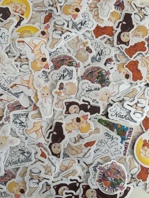 Brandy Stickers Phone Case, Coquette Phone Case Stickers, Cherub Brandy Melville, Cherub Illustration Vintage, Brandy Melville Cherub Top, E Ticket, Laptop Case Stickers, Sonny Angel, Birthday Wishlist