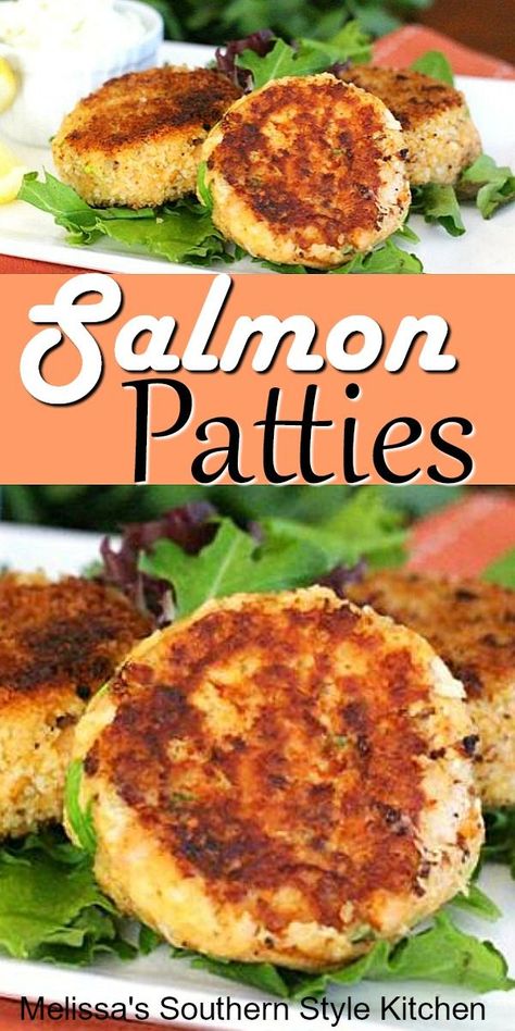 Salmon Patties With Flour, Easy Salmon Patties, Southern Salmon Patties, Best Salmon Patties, Fried Salmon Patties, Salmon Cakes Recipe, Recipes Salmon, Salmon Croquettes, Salmon Patties Recipe