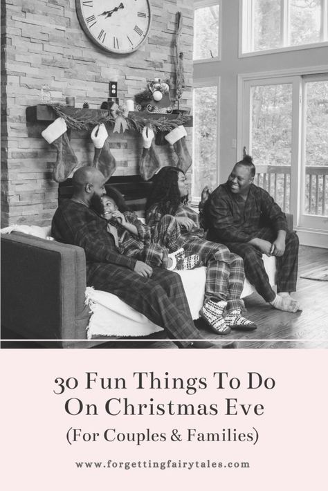 30 Things To Do On Christmas Eve | Best Christmas Eve Traditions 2021 Christmas Eve Ideas, Things To Do On Christmas, Christmas Scavenger Hunt, Eve Best, Its Christmas Eve, Christmas Eve Traditions, Christmas Date, Couples Christmas, Christmas Cocktails