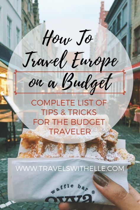 Europe On A Budget, Budget Travel Destinations, Budget Tips, Backpacking Europe, Voyage Europe, Budget Travel Tips, Europe Travel Guide, Europe Travel Destinations, Ways To Travel