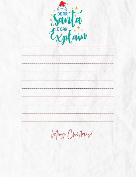 DEAR Santa Wish List Instant Download Letter to Santa - Etsy Santa Wish List, Dear Santa Letter, Santa List, Letter To Santa, Holiday Printables, Santa Letter, Dear Santa, Wish List, Secret Santa