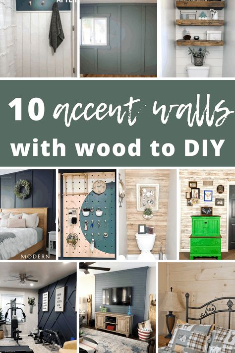 One of my favorite ways to add a little texture and character to any room is by adding a wood accent wall. Modern wood accent walls are an easy way to give your home a beautiful look while transforming any room into a cozy oasis. How To Decorate A Wood Wall, Wood Accent Wall Kitchen, Accent Walls With Wood, Wood Accent Wall Bathroom, Diy Wood Accent Wall, Wood Accent Wall Ideas, Wood Accent Walls, Wooden Accent Wall, Laminate Wall