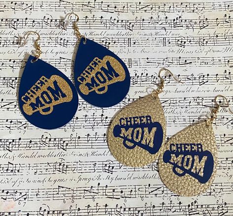 Excited to share this item from my #etsy shop: Cheer Mom Faux Leather Earrings - Choose your colors Earrings - Cheerleader Earrings - Faux Leather Earrings - School Spirit Earrings Cheerleading Earrings, School Spirit Earrings, Diy Christmas Earrings, Mom Earrings, Diy Leather Earrings, Letter Earrings, Faux Leather Earrings, Cheer Mom, Home Team