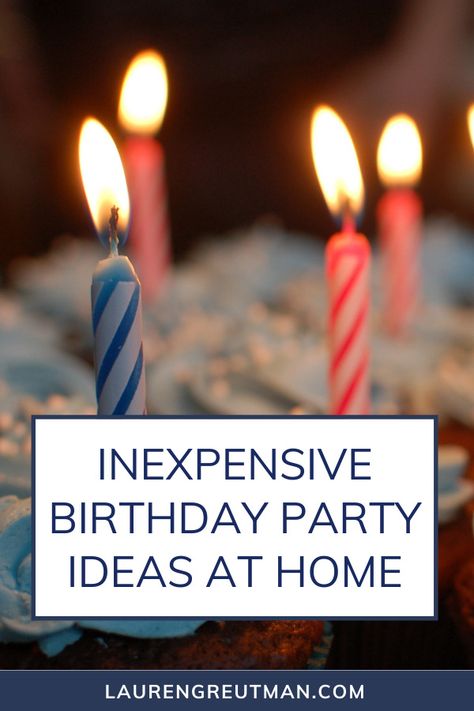 Inexpensive birthday party ideas at home don't have to be boring. A little creativity can create lasting memories on a budget! Birthday Party Ideas On A Budget, Inexpensive Birthday Ideas, Birthday At Home Ideas, Birthday Celebration Ideas At Home, At Home Birthday Ideas, Birthday Party Ideas At Home, Inexpensive Birthday Party Ideas, Party Ideas On A Budget, Budget Birthday Party