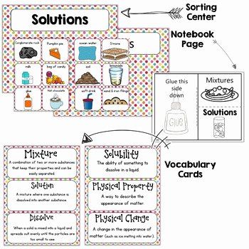 50 Mixtures and solutions Worksheet Answers | Chessmuseum Template Library Mixture And Solution, Mixtures And Solutions, Separating Mixtures, Solutions And Mixtures, Physical Science Lessons, Science Printables, Future Science, Classroom Preparation, Matter Worksheets