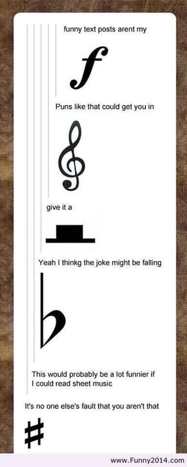 Music Puns, Band Jokes, Music Jokes, Funny Text Posts, Funny Jokes For Kids, Band Humor, Jokes For Kids, Funny Messages, Music Humor