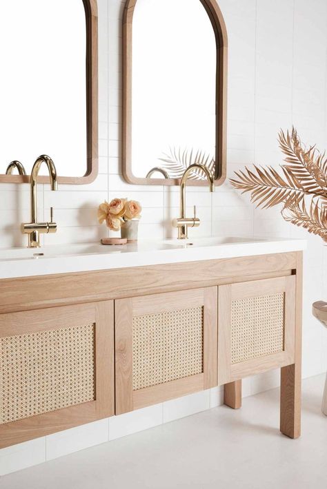 Loughlin Furniture, Timber Bathroom Vanities, Wc Decoration, Timber Vanity, Freestanding Vanity, Tagaytay, Vanity Design, Timber Furniture, Coastal Interiors