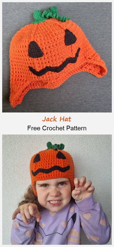 You can download Jack Hat Free Crochet Pattern for free #Halloween #Pumpkin Pumpkin Hat Pattern Crochet, Halloween Beanie Crochet Pattern, Crochet Jack O Lantern, Jack O Lantern Hat Crochet Pattern, Crochet Pumpkin Hat Baby, Crochet Jackolantern Face, Crochet Halloween Hat, Crochet Pumpkin Hat, Jack Hat