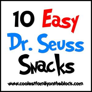 10 Easy Dr. Seuss Snacks Fox In Sox Snack Ideas, Dr Seuss Font, Seuss Snacks, Dr Seuss Snacks, Fox In Socks, Dr Seuss Crafts, Party Snacks Easy, Dr Seuss Birthday Party, Read Across America Day