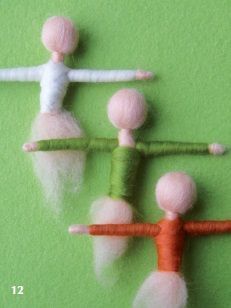 Woolen Felt Craft, Felt Fairy Tutorial, Felt Fairies Pattern, Needle Felt Fairies, Fairy Felt Pattern, Needle Felted Fairy Tutorial, Wool Dolls How To Make, How To Make A Fairy, Needle Felted Fairies