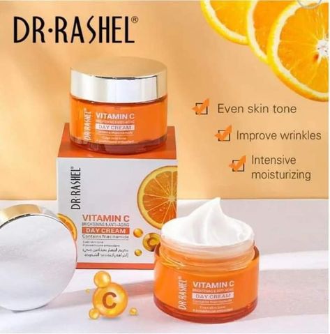 Dr Rashel Products, Dr Rashel, Hyper Pigmentation, Whitening Cream For Face, Vitamin C Benefits, Anti Aging Vitamins, Face Cream Best, Cream For Dry Skin, Aging Cream