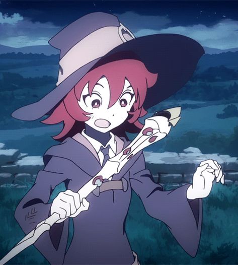 Shiny Chariot Gif, Shiny Chariot, My Little Witch Academia, Little Witch Academia, Icon Gif, Witch Academia, Animation Reference, Cute Anime Profile Pictures, Cute Gif