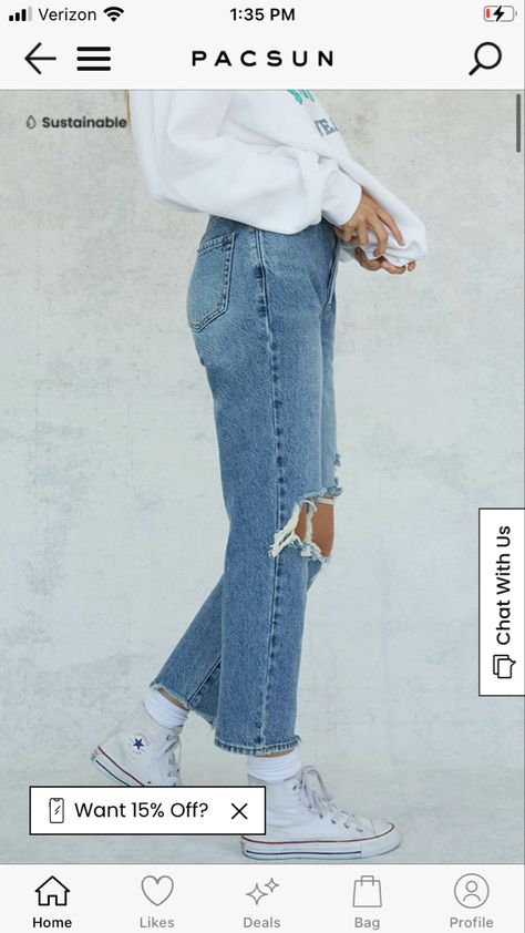 Sarah Outfits, Cute Mom Jeans, Cute Ripped Jeans, High Waisted Straight Leg Jeans, Affordable Jeans, Jeans Pacsun, Jeans Outfits, Casual Preppy Outfits, Cute Pants