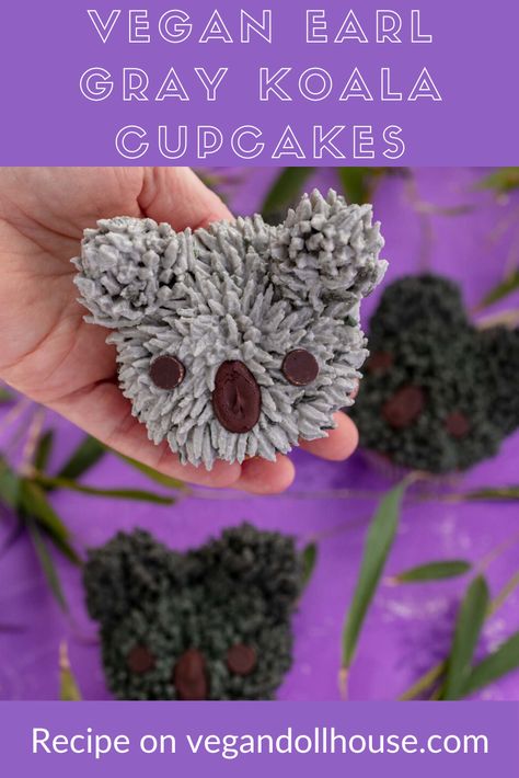 Koala Bear Cupcakes, Koala Cupcakes For Kids, Koala Cupcakes, Australia Bushfire, Crab Cupcakes, Epic Cakes, Earl Gray Tea, Lamb Cupcakes, Koala Party