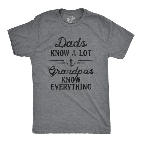 Father's Day Is Here! Show Dad You Care With A Hilarious Novelty Father's Day Shirt From Crazy Dog T-Shirts. Grandpa Shirts, Promoted To Grandpa, Funny Adult Shirts, Pun Shirts, Grandpa Funny, Funny Dad Shirts, Grandpa Shirt, Funny Shirts For Men, Tshirt Funny