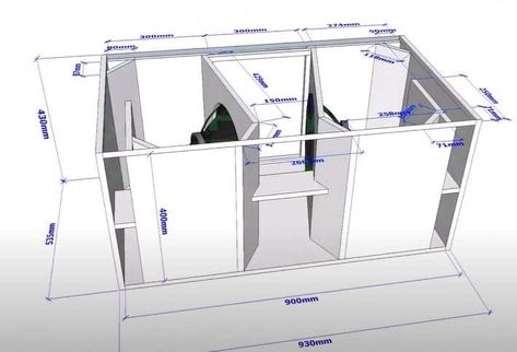 6th Order Bandpass Subwoofer Box Design (And Calculator) - BoomSpeaker Bandpass Subwoofer Box Design, 15 Subwoofer Box, 8 Inch Subwoofer Box, 12 Subwoofer Box, 10 Subwoofer Box, 12 Inch Subwoofer Box, Diy Subwoofer Box, Best Subwoofer, Subwoofer Wiring