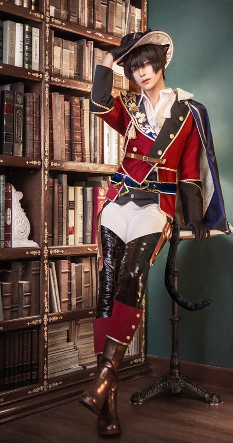 Princely Poses, Prince Pose Reference, Code Realize, Coat Tails, Male Pose Reference, Male Poses, Club Design, Ensemble Stars, Photo Reference