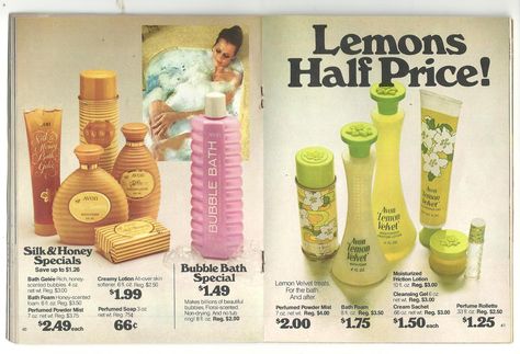 70's Makeup, Soap Aesthetic, 70s Makeup, Makeup Ads, Avon Collectibles, Avon Campaign, Avon Lady, Layered Haircuts For Medium Hair, Sense Of Smell