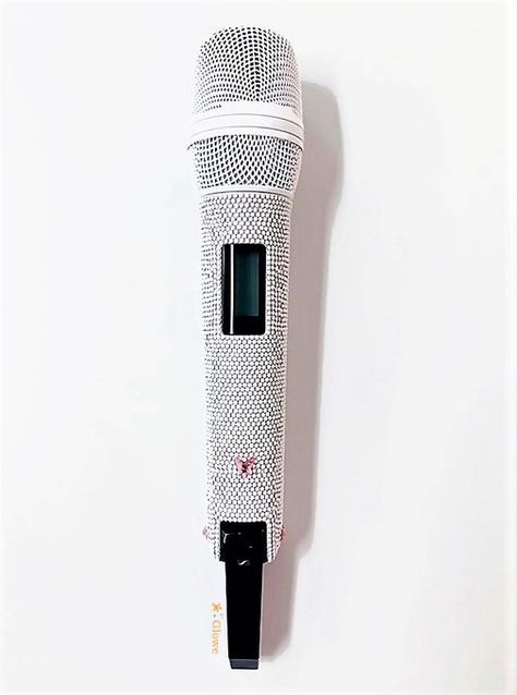 White Microphone, Bleach Bottle, Music Mic, Music Supplies, Concert Stage Design, Singing Career, In Ear Monitors, Concert Stage, Music Accessories