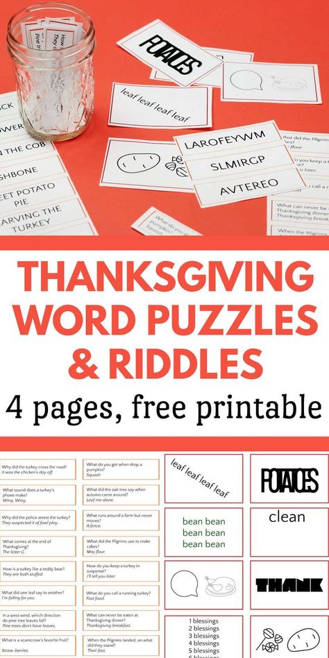 Thanksgiving Library Programs, Thanksgiving Riddles, Thanksgiving Puzzles, Thanksgiving Unit Study, Thanksgiving Activity Sheets, Printable Brain Teasers, Thanksgiving Puzzle, Autumn Puzzle, Free Printable Thanksgiving