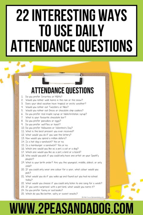 Do you know daily attendance questions can transform your classroom culture, foster critical thinking, promote discussions, and more! Discover the surprising benefits of using daily attendance questions and how to use them as ELA warm up activities. Classroom Attendance Ideas, Attendance Questions, Classroom Attendance, Technology Lesson Plans, Middle School Classroom Management, Technology Lesson, Classroom Planning, Classroom Discussion, Middle School Lessons