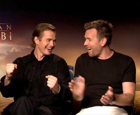 Hayden Christensen And Ewan Mcgregor, Ewan Mcgregor Obi Wan, Anakin Obi Wan, Star Wars Cast, Star Wars Anakin, Hayden Christensen, Friendship Day, Ewan Mcgregor, Obi Wan Kenobi