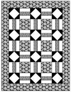 3yard Quilts, Quilt Free Pattern, Black And White Quilt, Quilting Board, Childrens Quilts, Patriotic Quilts, Lap Quilts, Free Quilt Patterns, Patchwork Quilt Patterns